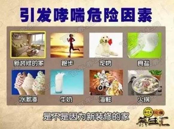 引发哮喘的危险因素