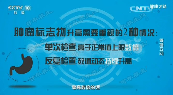 肿瘤标志物升高需要重视的两种情况