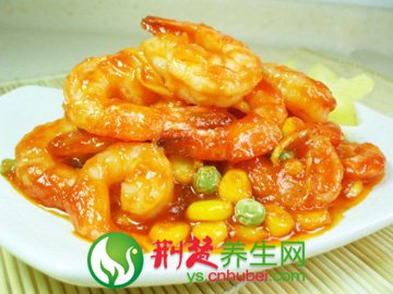 3岁宝宝开胃食谱：茄汁虾仁