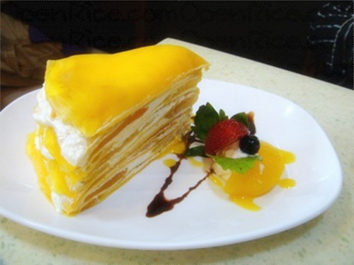 千层奶酪芒果蛋糕(2)
