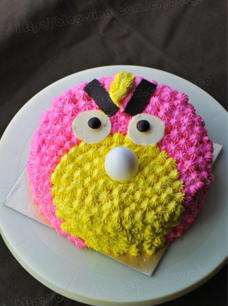 愤怒的小鸟蛋糕