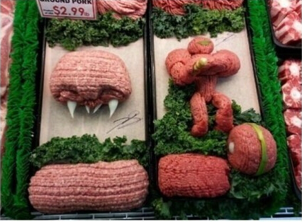 超市摆肉大叔崛起后 生肉变艺术吊炸天(4)