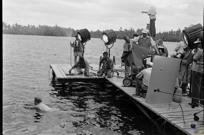 1954年欧美“裸体主义电影”拍摄现场