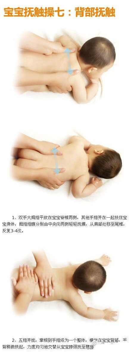 婴幼儿抚触操 详细图解教你宝宝抚触操