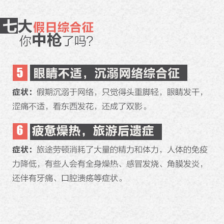 十一长假后得假期综合症怎么办 8招教你满血复活