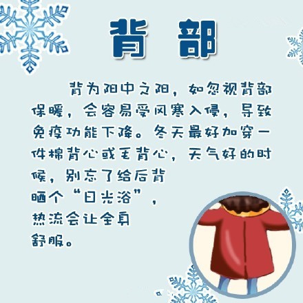 立冬养生 教你温暖8个最怕冷的部位