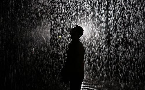 美国一城镇突降“黑雨”引发恐慌(2)