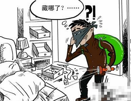 小偷入室行窃吃住数天 墙上留言对女主人好一点(2)