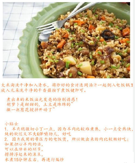 羊肉焖饭的做法 教你如何除骚