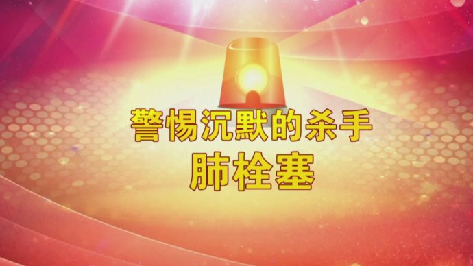 2018年2月2日播出《警惕血栓的“慢性子”》