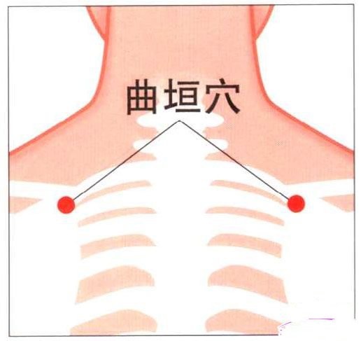 曲垣穴位位置图