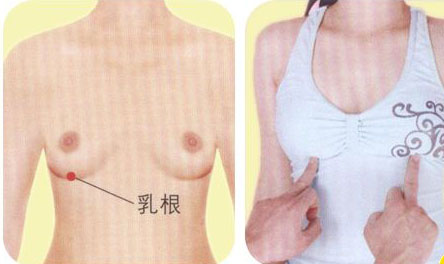 乳根穴的准确位置图