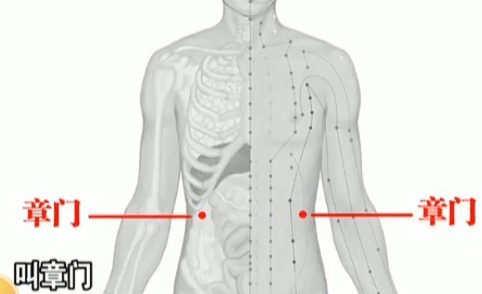 章门穴的准确位置图